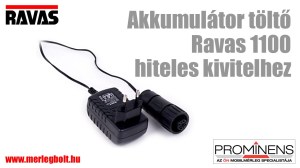 Akkumulátor töltő Ravas 1100 hiteles kivitelhez