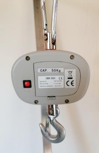 ISDTEP függőmérleg, darumérleg 50kg/0,01kg